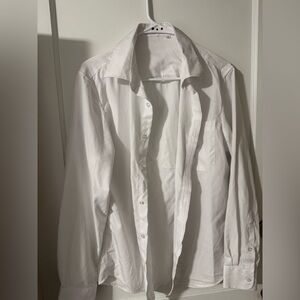 Classic White Button-Up Shirt